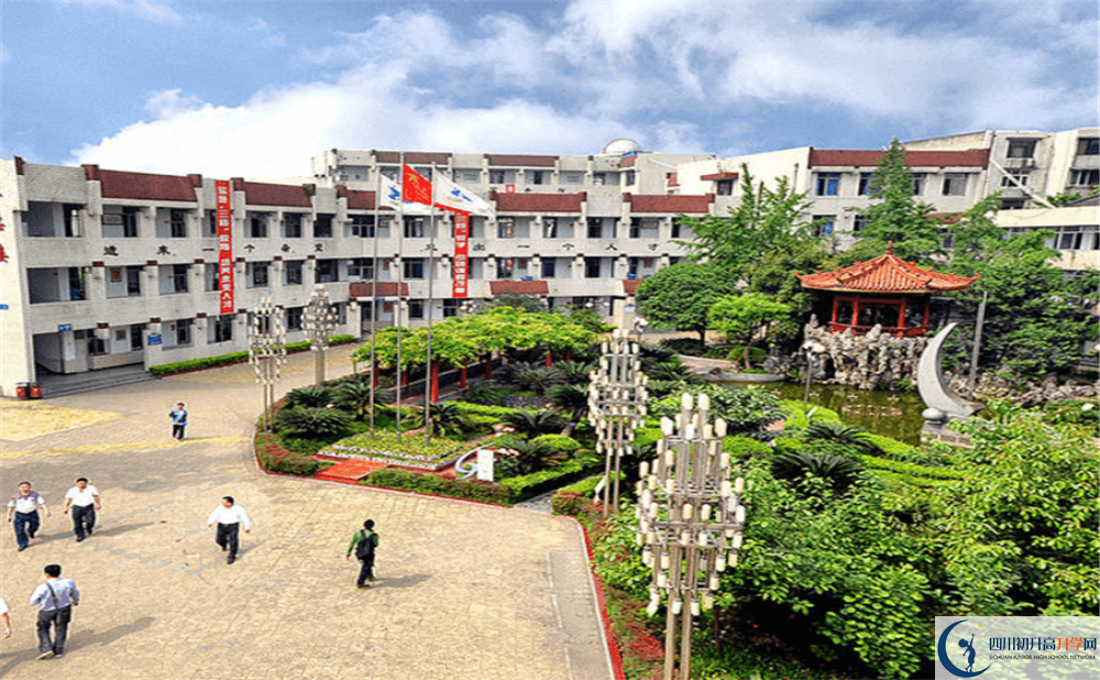 雙流棠湖中學校園風采