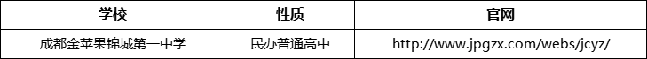成都市成都金蘋(píng)果錦城第一中學(xué)官網(wǎng)、網(wǎng)址、官方網(wǎng)站